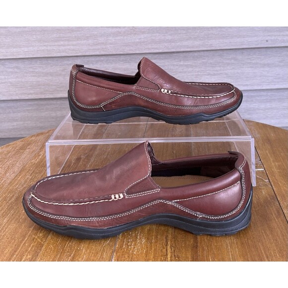 Cole Haan Leather Tucker Venetian NikeAir Comfort Loafers Mens 8 Fits 9 Brown main image 4
